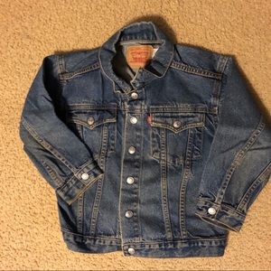 Boys Levi Jean Jacket Size 5